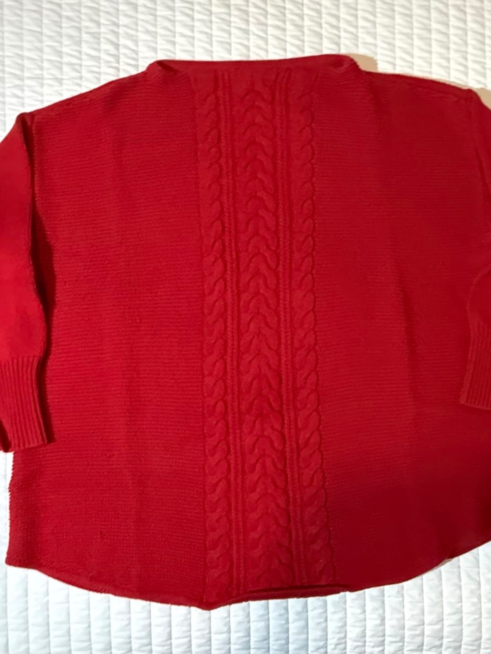 Chaps XXL Red Cable Sweater